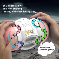 Eight-Sided Rotating Magic Beans Cube – Fidget Puzzle & Stress Relief Toy

